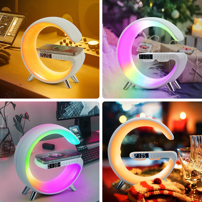 Night Light Wireless Charging Speaker